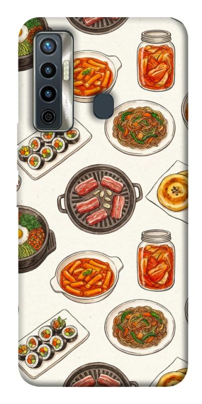 Чохол itsPrint Korean food для TECNO Camon 17 Pro, їжа, купити оптом з доставкою