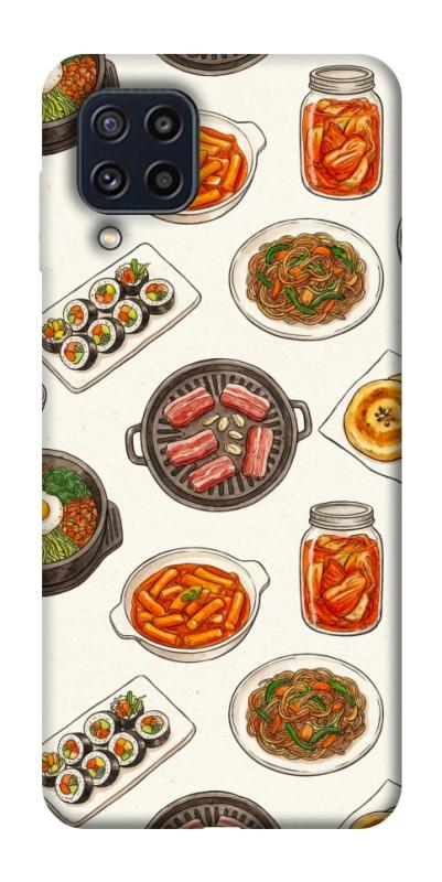 Чехол itsPrint Korean food для Samsung Galaxy M32, еда, купить оптом с доставкой