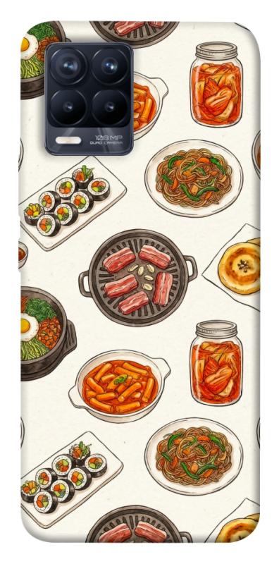 Чохол itsPrint Korean food для Realme 8, їжа, купити оптом з доставкою