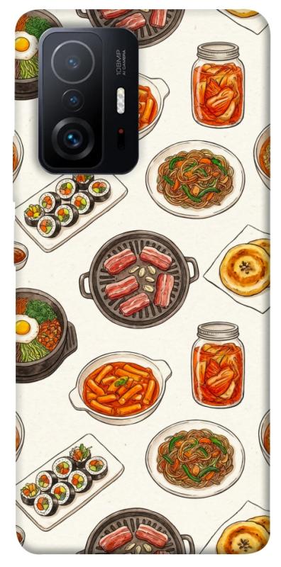 Чехол itsPrint Korean food для Xiaomi 11T / 11T Pro, еда, купить оптом с доставкой