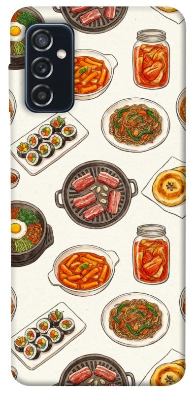 Чехол itsPrint Korean food для Samsung Galaxy M52, еда, купить оптом с доставкой