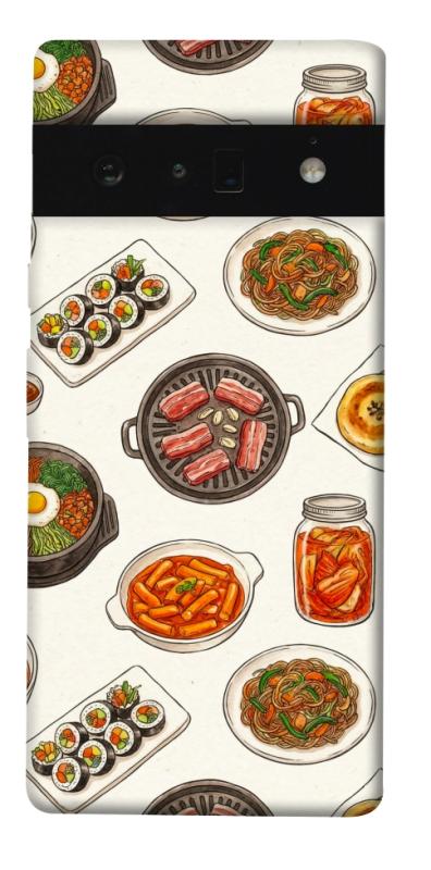 Чехол itsPrint Korean food для Google Pixel 6 Pro, еда, купить оптом с доставкой