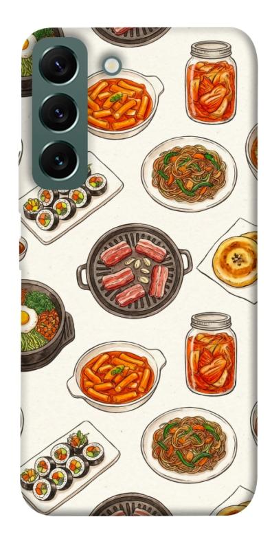 Чехол itsPrint Korean food для Samsung Galaxy S22, еда, купить оптом с доставкой