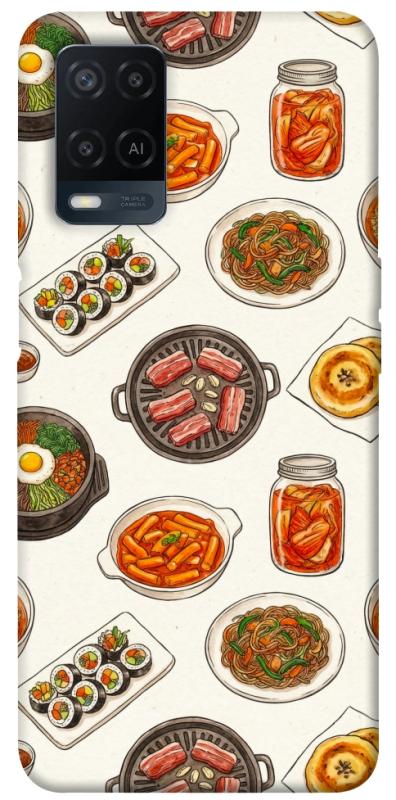 Чехол itsPrint Korean food для Oppo A16s / A16, еда, купить оптом с доставкой