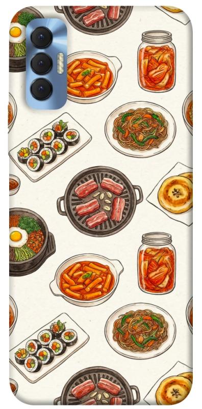 Чохол itsPrint Korean food для TECNO Spark 8P, їжа, купити оптом з доставкою