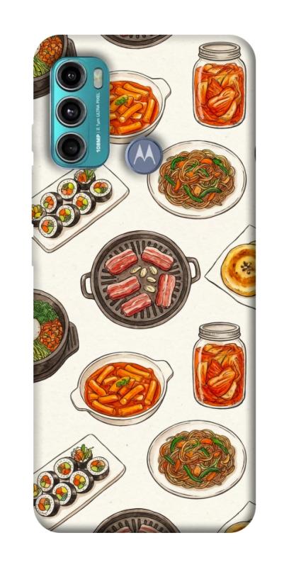 Чохол itsPrint Korean food для Motorola Moto G60, їжа, купити оптом з доставкою