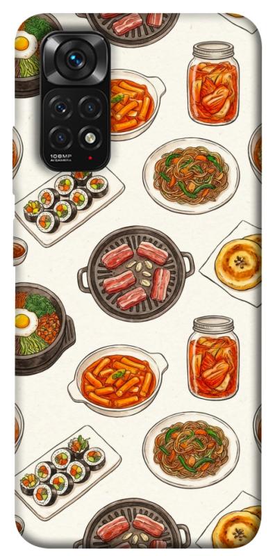Чехол itsPrint Korean food для Xiaomi Redmi Note 11 (Global) / Note 11S, еда, купить оптом с доставкой