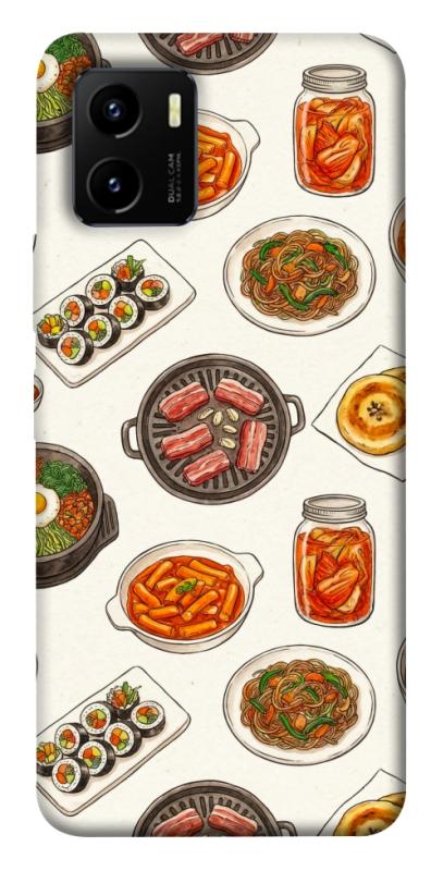 Чехол itsPrint Korean food для Vivo Y15s, еда, купить оптом с доставкой