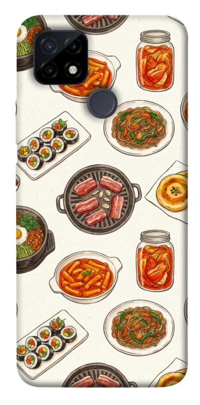 Чехол itsPrint Korean food для Realme C12, еда, купить оптом с доставкой