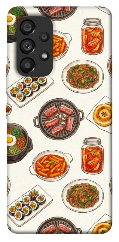 Чехол itsPrint Korean food для Samsung Galaxy A53 5G, еда, купить оптом с доставкой