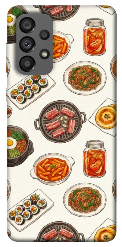 Чехол itsPrint Korean food для Samsung Galaxy A73 5G, еда, купить оптом с доставкой
