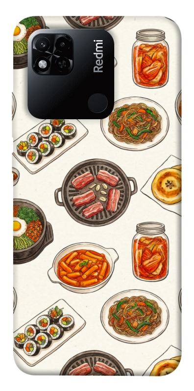 Чехол itsPrint Korean food для Xiaomi Redmi 10A, еда, купить оптом с доставкой