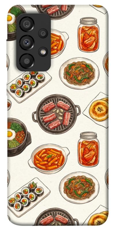 Чехол itsPrint Korean food для Samsung Galaxy A33 5G, еда, купить оптом с доставкой