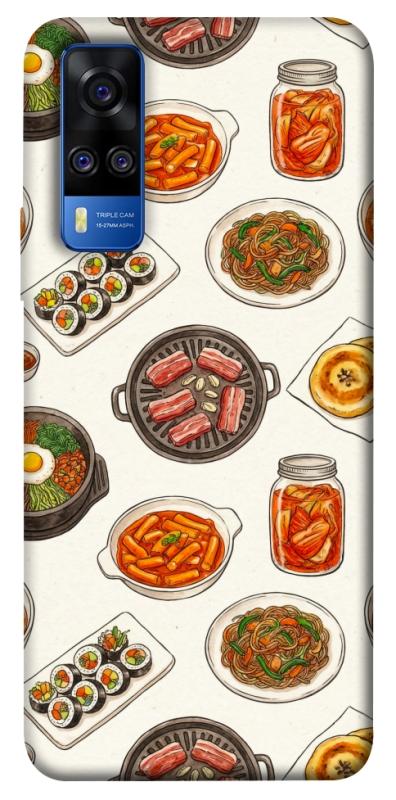 Чехол itsPrint Korean food для Vivo Y51a, еда, купить оптом с доставкой