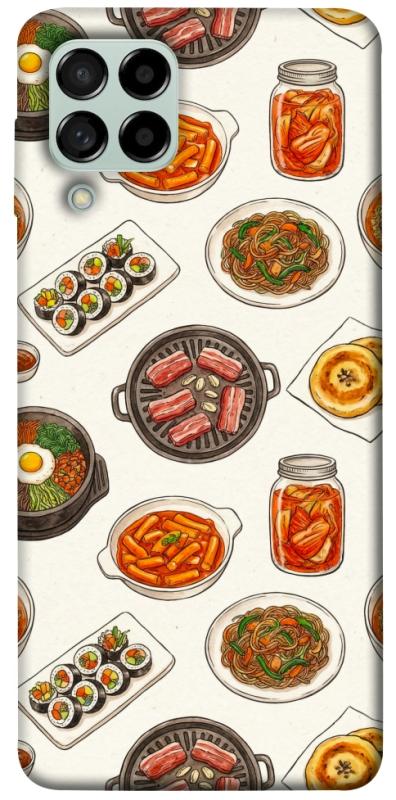 Чехол itsPrint Korean food для Samsung Galaxy M53 5G, еда, купить оптом с доставкой
