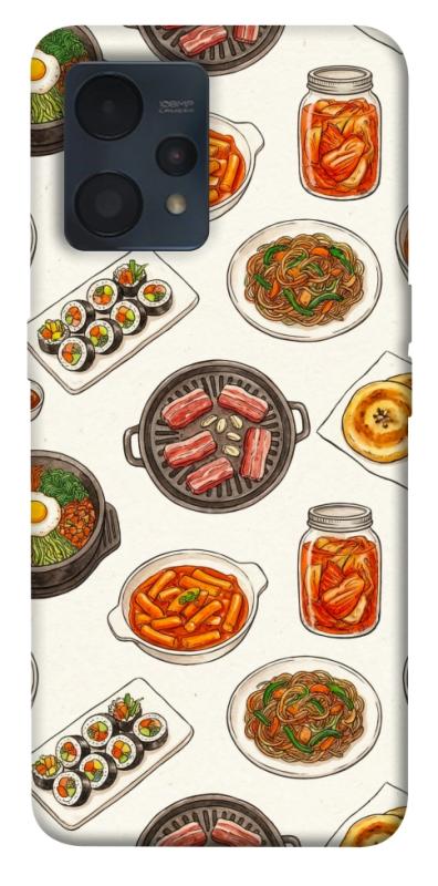 Чохол itsPrint Korean food для Realme 9 4G / 9 Pro+, їжа, купити оптом з доставкою