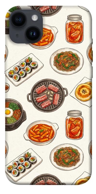 Чехол itsPrint Korean food для Apple iPhone 14 Plus (6.7"), еда, купить оптом с доставкой