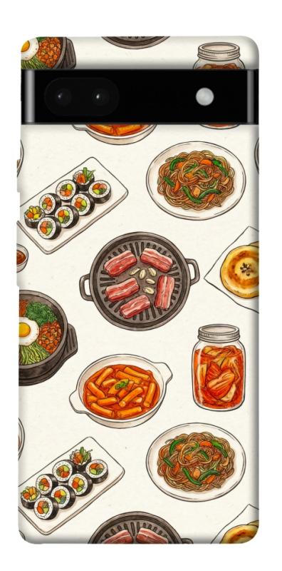 Чехол itsPrint Korean food для Google Pixel 6a, еда, купить оптом с доставкой