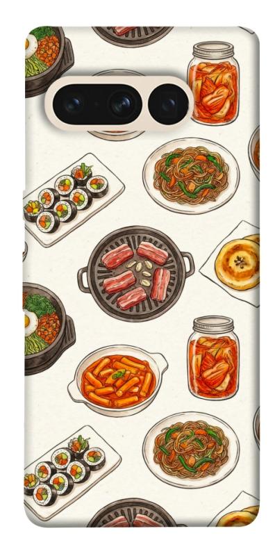 Чехол itsPrint Korean food для Google Pixel 7 Pro, еда, купить оптом с доставкой