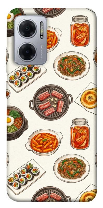 Чехол itsPrint Korean food для Xiaomi Redmi Note 11E, еда, купить оптом с доставкой
