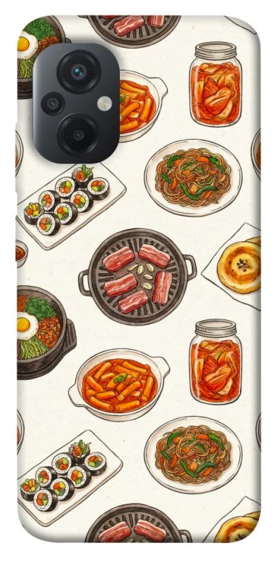 Чехол itsPrint Korean food для Xiaomi Poco M5, еда, купить оптом с доставкой
