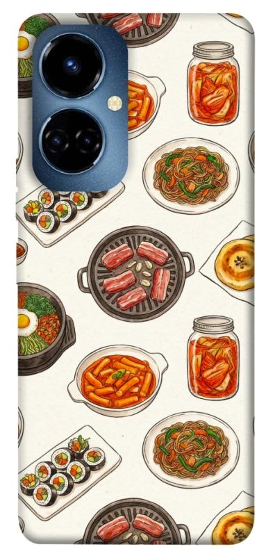 Чохол itsPrint Korean food для TECNO Camon 19 (CI6n) / 19 Pro (CI8n), їжа, купити оптом з доставкою