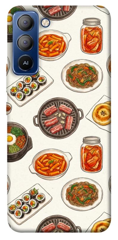Чехол itsPrint Korean food для TECNO Pop 5 LTE, еда, купить оптом с доставкой