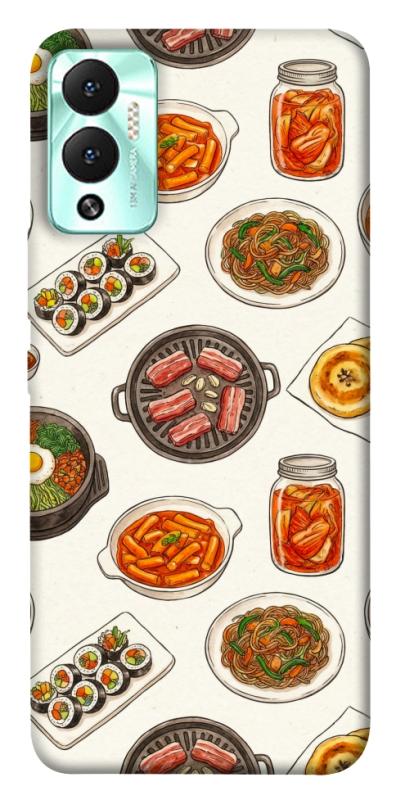 Чохол itsPrint Korean food для Infinix Hot 12 Play, їжа, купити оптом з доставкою