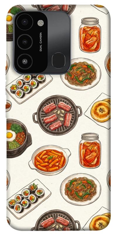 Чехол itsPrint Korean food для Tecno Spark Go 2022 (KG5m), еда, купить оптом с доставкой