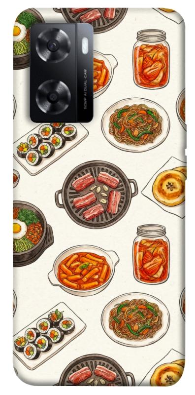 Чохол itsPrint Korean food для Oppo A57s, їжа, купити оптом з доставкою