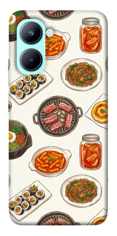 Чехол itsPrint Korean food для Realme C33, еда, купить оптом с доставкой