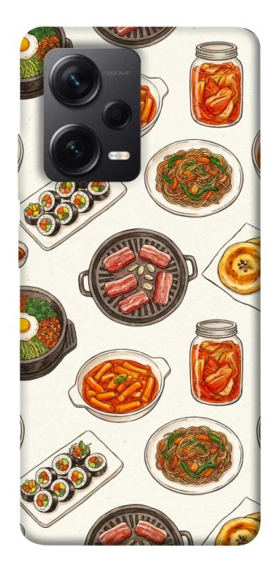 Чехол itsPrint Korean food для Xiaomi Redmi Note 12 Pro+ 5G, еда, купить оптом с доставкой