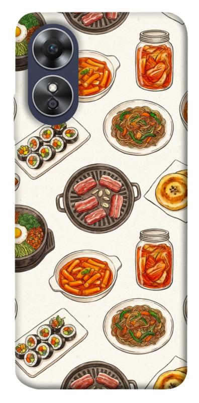 Чехол itsPrint Korean food для Oppo A17, еда, купить оптом с доставкой