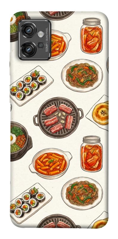 Чохол itsPrint Korean food для Motorola Moto G32, їжа, купити оптом з доставкою