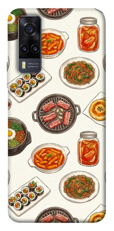 Чехол itsPrint Korean food для Vivo Y31, еда, купить оптом с доставкой