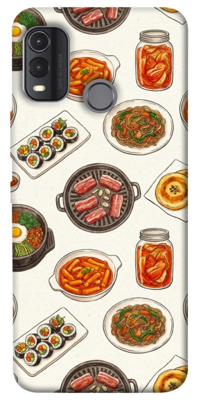 Чехол itsPrint Korean food для Nokia G11 Plus, еда, купить оптом с доставкой