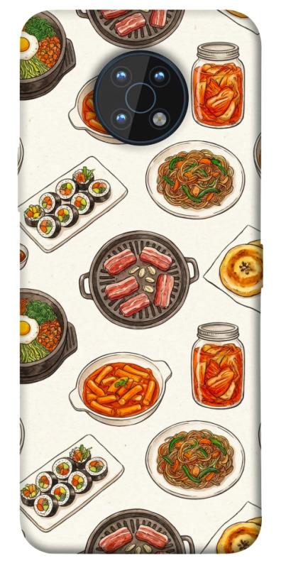Чехол itsPrint Korean food для Nokia G50, еда, купить оптом с доставкой