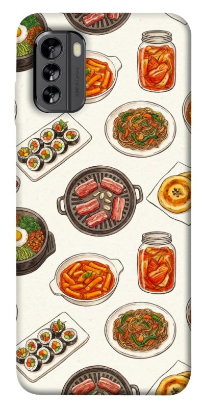 Чехол itsPrint Korean food для Nokia G60, еда, купить оптом с доставкой