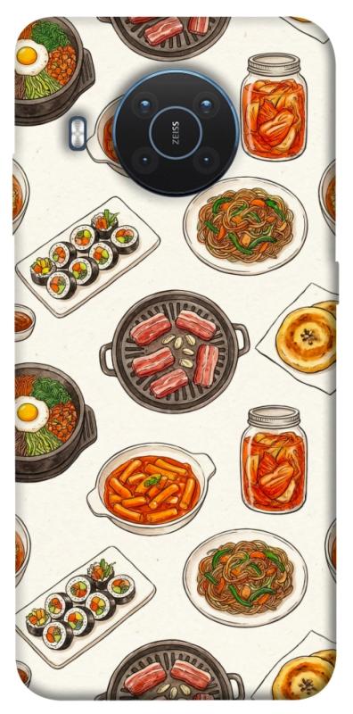 Чехол itsPrint Korean food для Nokia X10 / X20, еда, купить оптом с доставкой