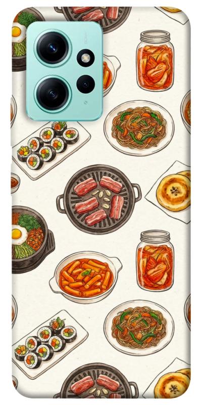 Чехол itsPrint Korean food для Xiaomi Redmi Note 12 4G, еда, купить оптом с доставкой
