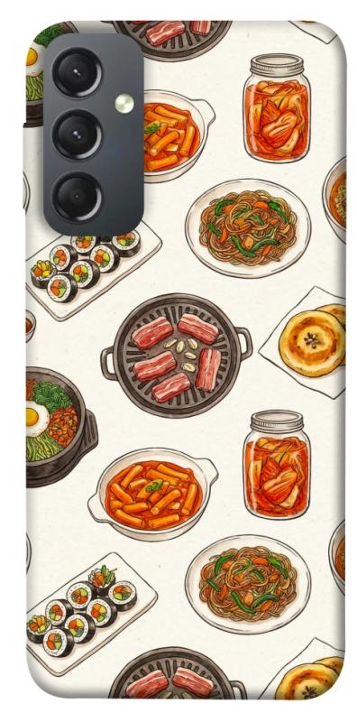 Чохол itsPrint Korean food для Samsung Galaxy A24 4G, їжа, купити оптом з доставкою
