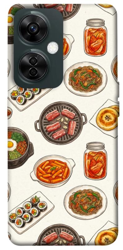 Чехол itsPrint Korean food для OnePlus Nord CE 3 Lite, еда, купить оптом с доставкой