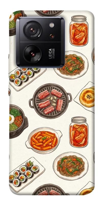 Чехол itsPrint Korean food для Xiaomi 13T, еда, купить оптом с доставкой