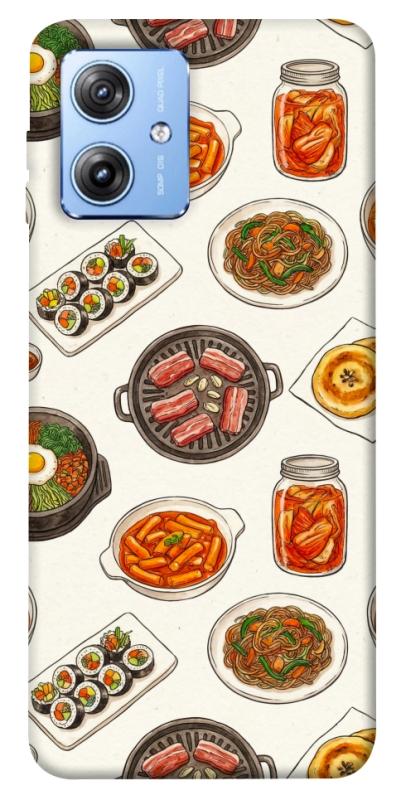 Чохол itsPrint Korean food для Motorola Moto G84, їжа, купити оптом з доставкою