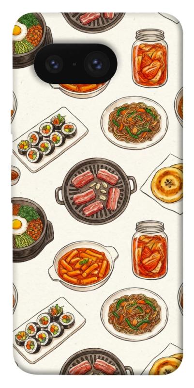 Чехол itsPrint Korean food для Google Pixel 8, еда, купить оптом с доставкой