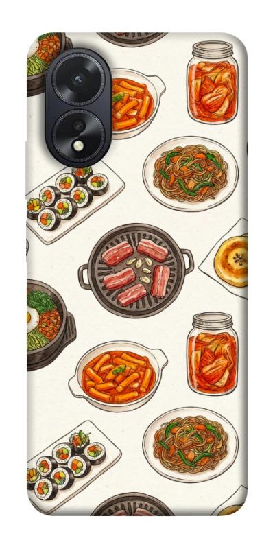 Чехол itsPrint Korean food для Oppo A38, еда, купить оптом с доставкой