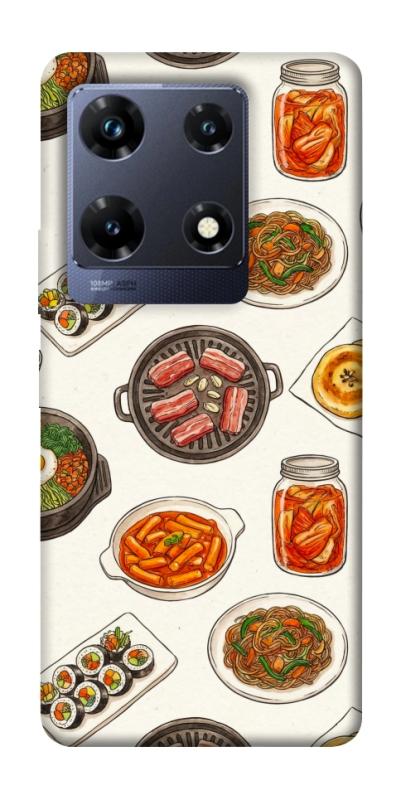 Чехол itsPrint Korean food для Infinix Note 30 Pro, еда, купить оптом с доставкой