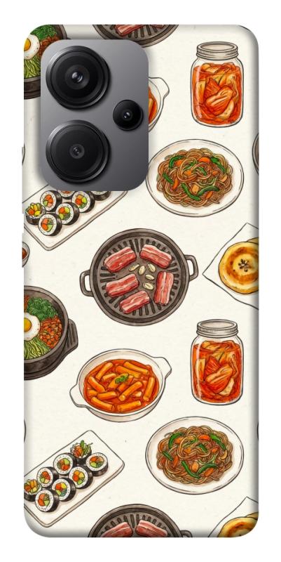 Чехол itsPrint Korean food для Xiaomi Redmi Note 13 Pro+, еда, купить оптом с доставкой