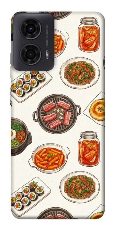 Чехол itsPrint Korean food для Motorola Moto G24, еда, купить оптом с доставкой