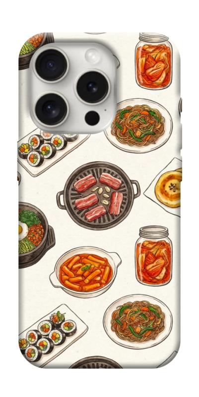 Чехол itsPrint Korean food для Apple iPhone 16 Pro Max (6.9"), еда, купить оптом с доставкой
